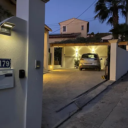 Sublime Logement Avec Vue Mer Et Jacuzzi La Ciotat Exterior foto